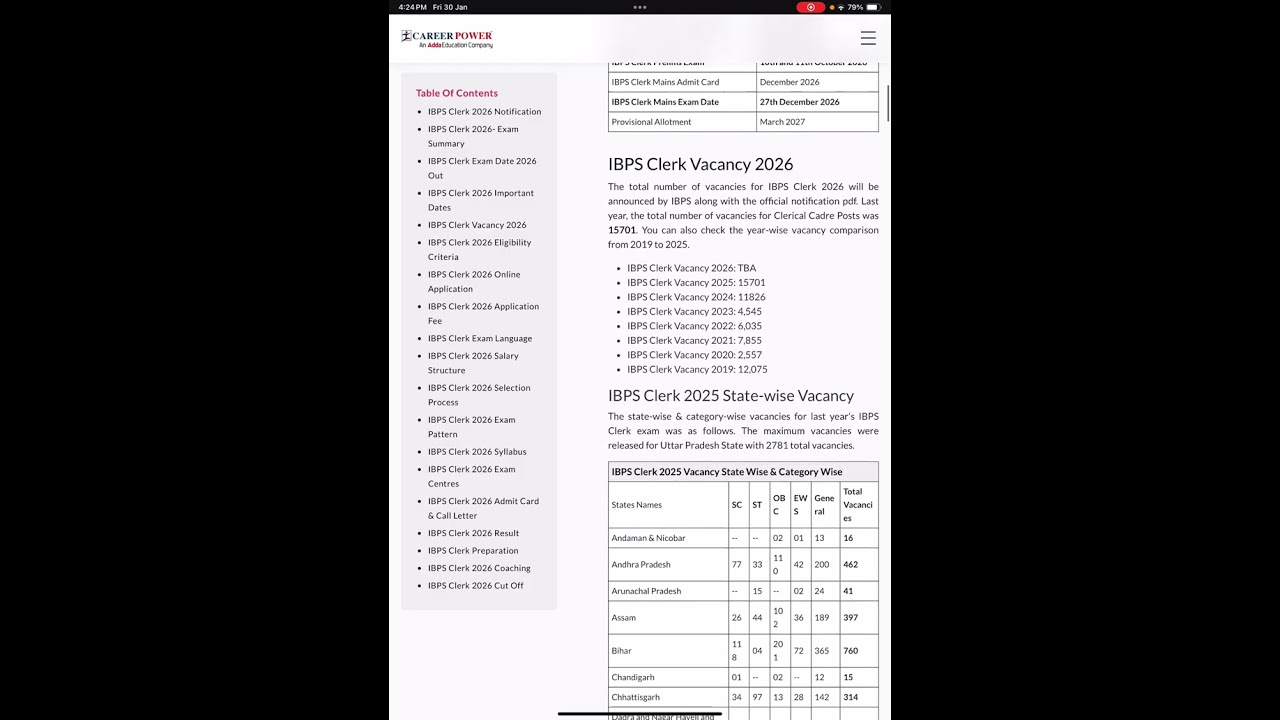 IBPS Clerk 2026 Notification #law #administration #bank #clerk #clerktypist #ibps #ibpspo #ibpsclerk