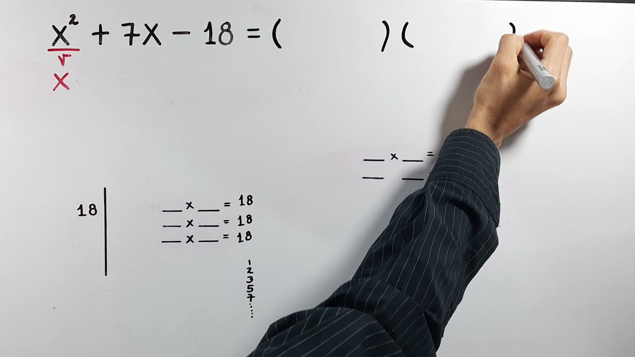 Caso 6 de factorización: Trinomio de la forma x2 + bx + c. Ejemplo 2