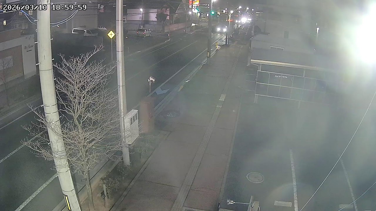 山形県山形市若葉町道路沿いライブカメラ Yamagata Yamagatashi Live camera.world.cam