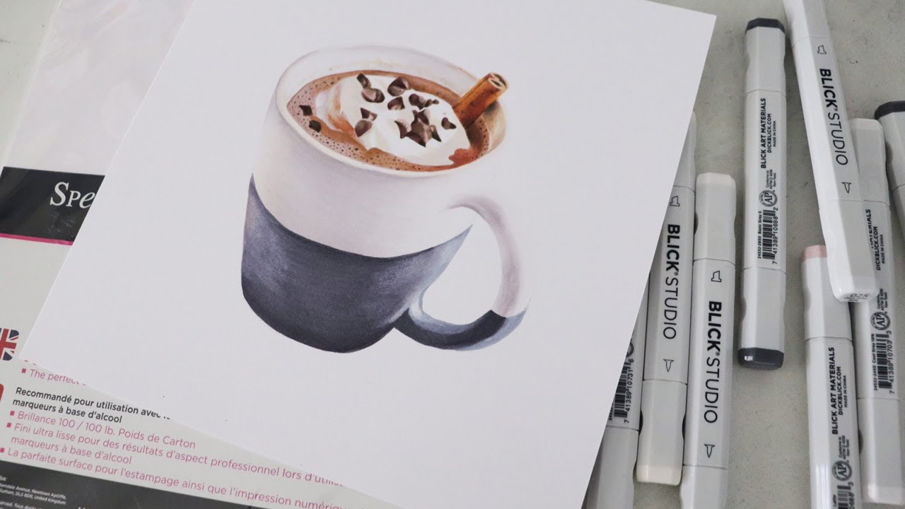 FIRST IMPRESSIONS NEW PAPER | Spectrum Noir Ultra Smooth Paper with Alcohol Markers!