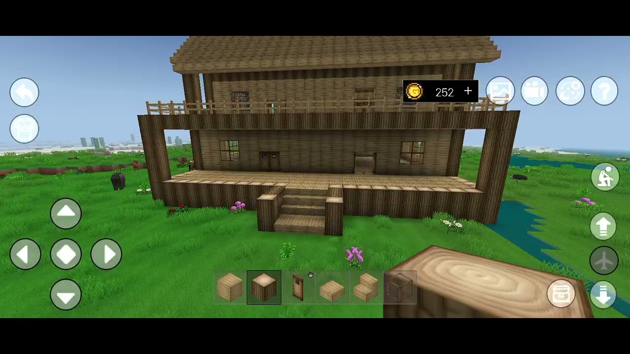 Farm house in Minecraft #minecraft 