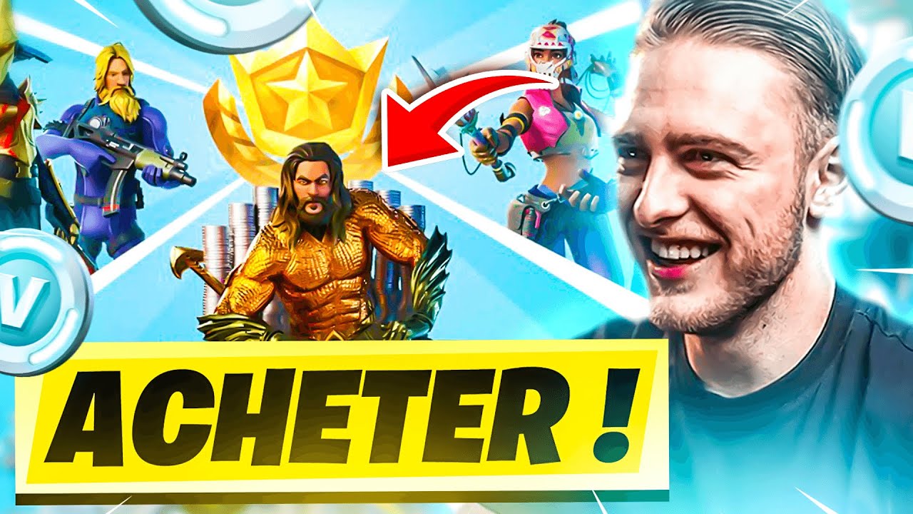 J'ACHETE TOUT LE PASSE DE COMBAT DE LA NOUVELLE SAISON FORTNITE !