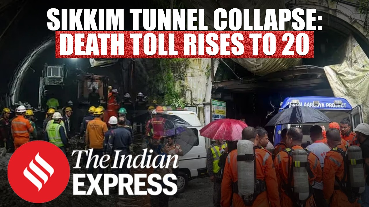 Sikkim Tunnel Collapse: Death Toll Rises To 20, 5 Feared Trapped