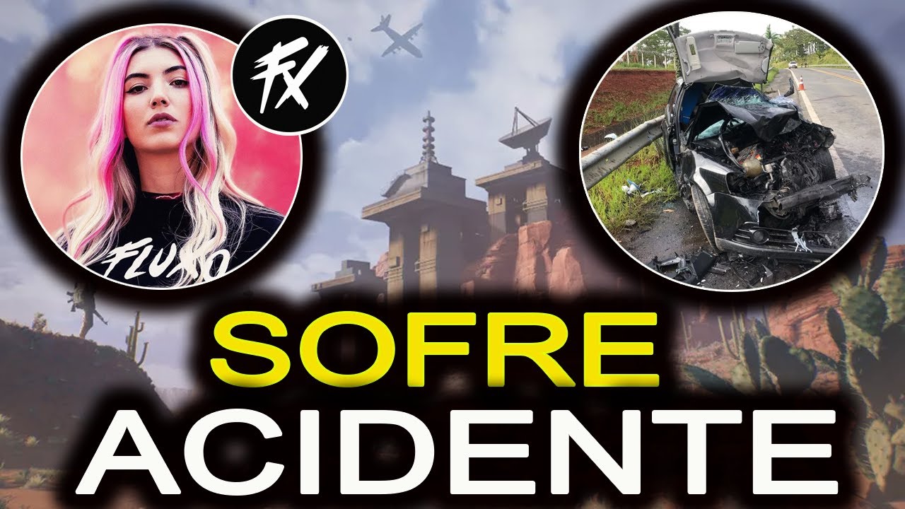 FLUXO ALE MAZE SOFRE ACIDENTE DE CARRO !