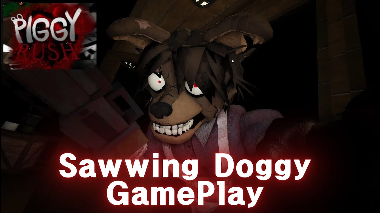 Piggy Rush Sawwing Doggy GamePlay
