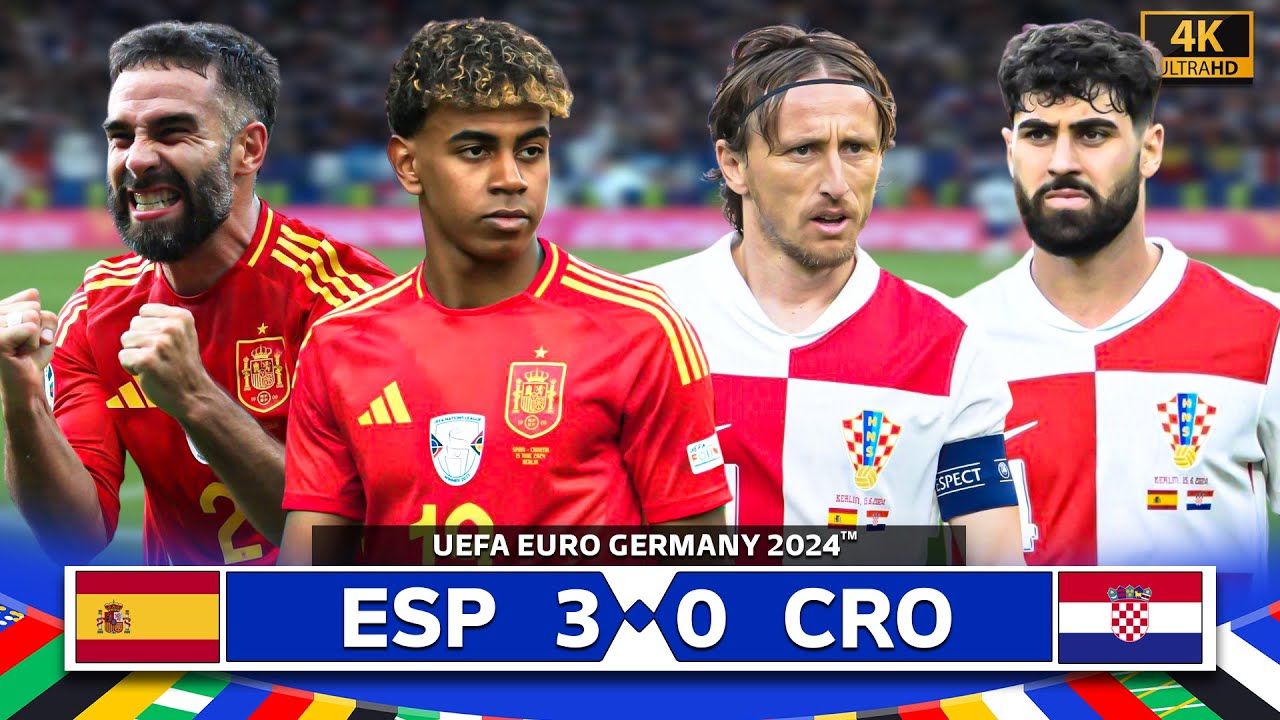 Spain Showed Championship Class – Croatia Looked Past Their Prime🏆 🥀EURO 2024
