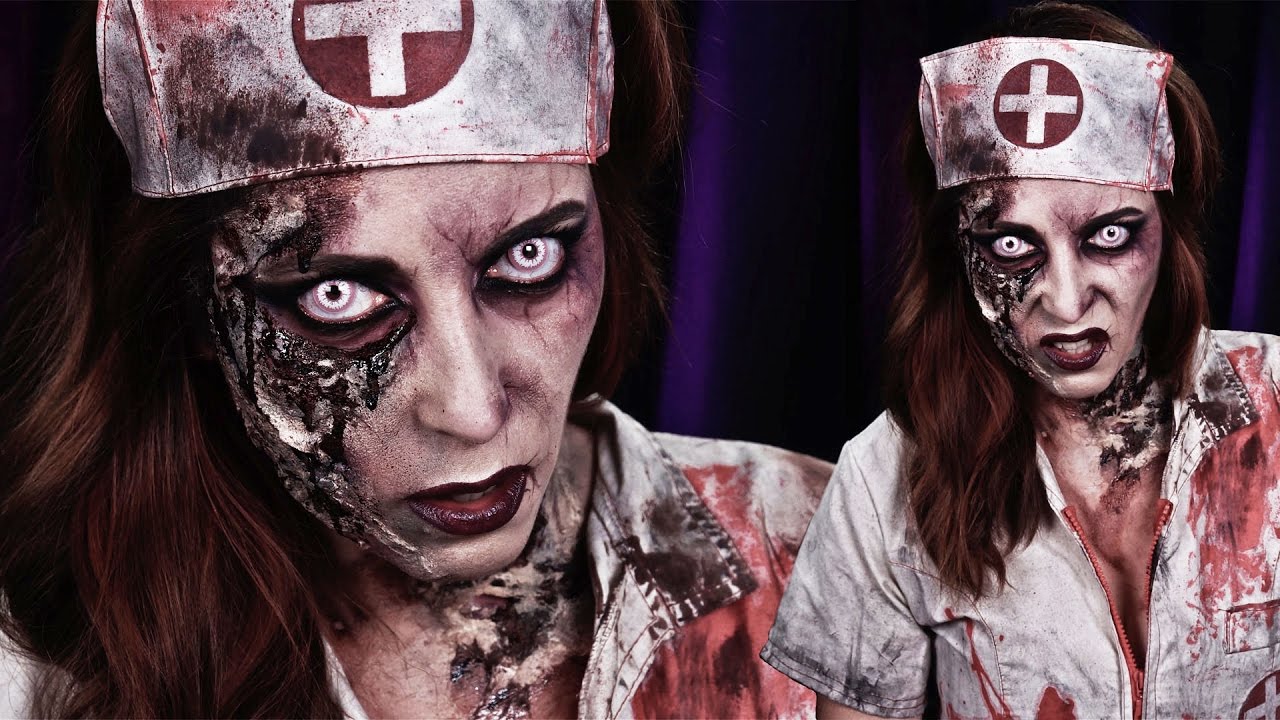 Maquillage Halloween Zombie / Sexy Zombie Nurse
