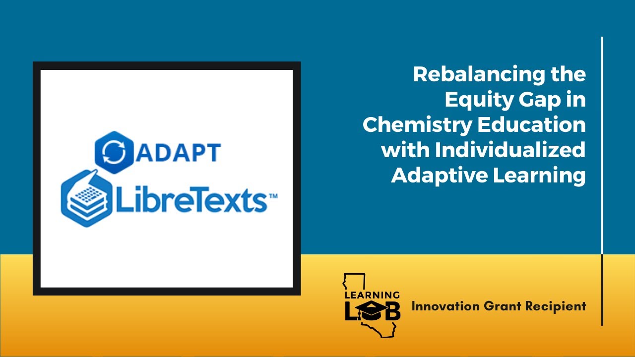 Rebalancing the Equity Gap in Chemistry Education with Individualized Adaptive Learning