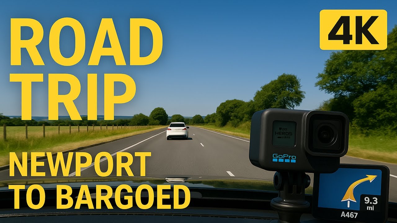 4K RoadTrip Wales Newport to Bargoed