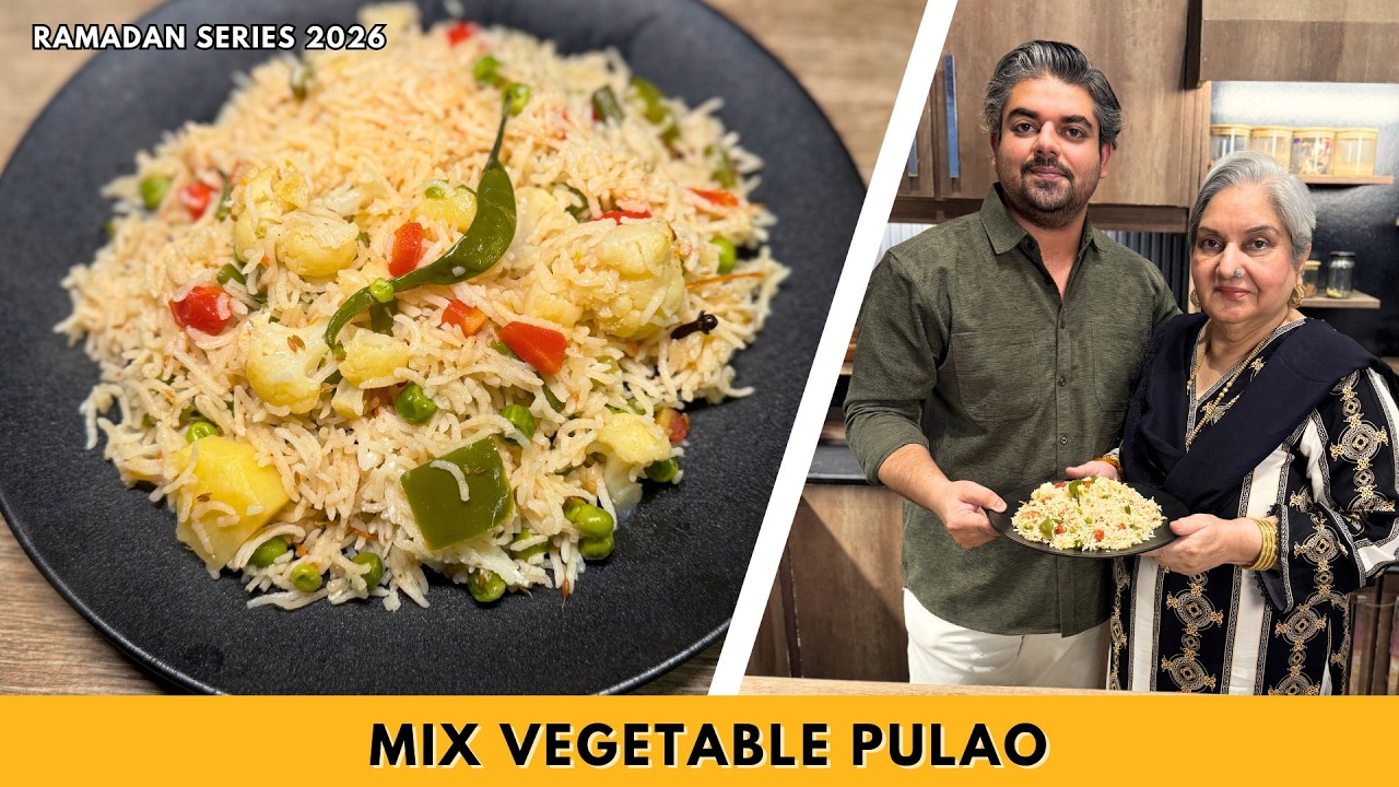 Mix Vegatable Pulao Recipe | Mix Sabzi Pulao | Ramadan 2026 | Food With Saad Raja