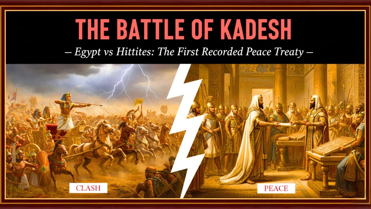The Battle of Kadesh Explained — Egypt vs Hittites and the First Peace Treaty