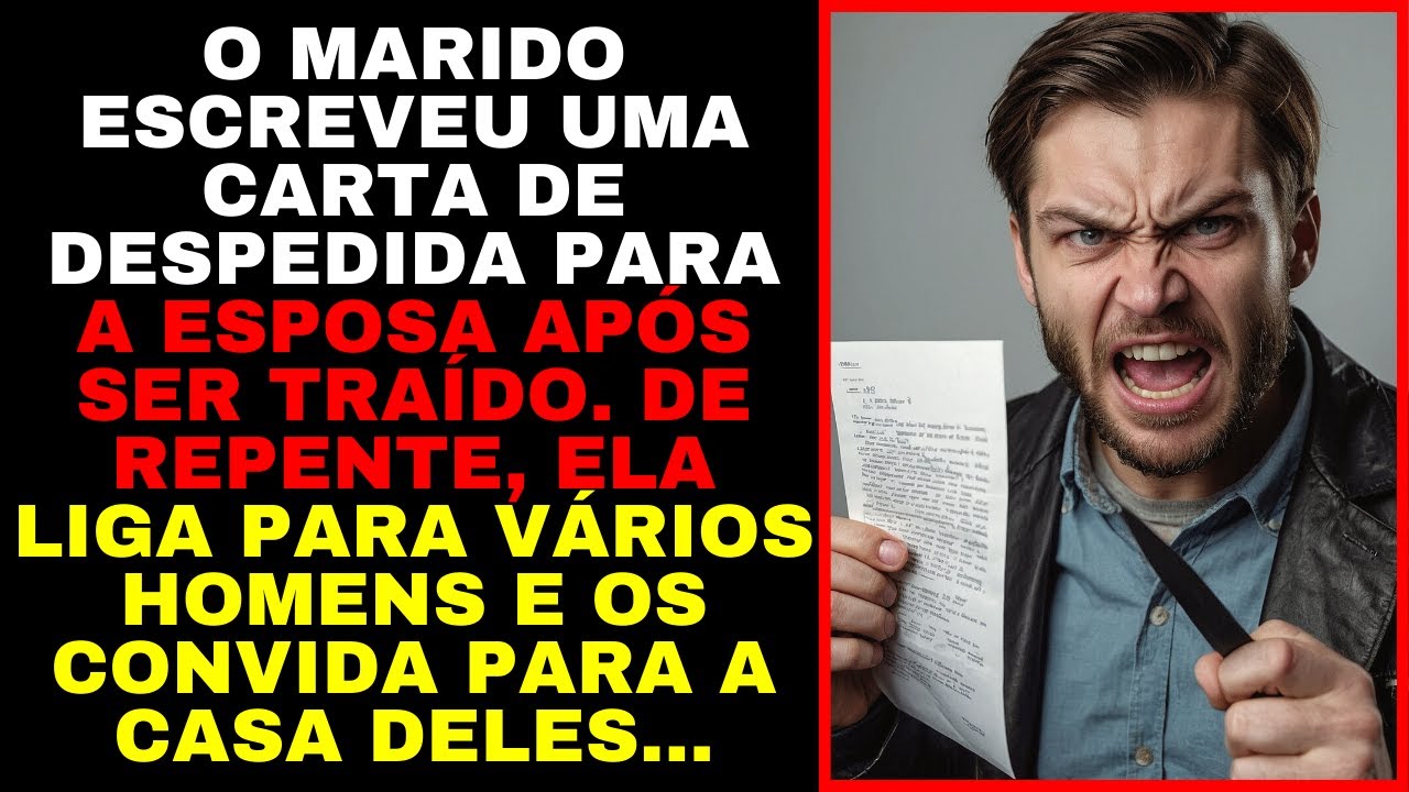 Marido Escreveu Uma CARTA DE DESPEDIDA Para TESTAR Sua ESPOSA. Ela LIGOU para V&Aacute;RIOS HOMENS, Que...