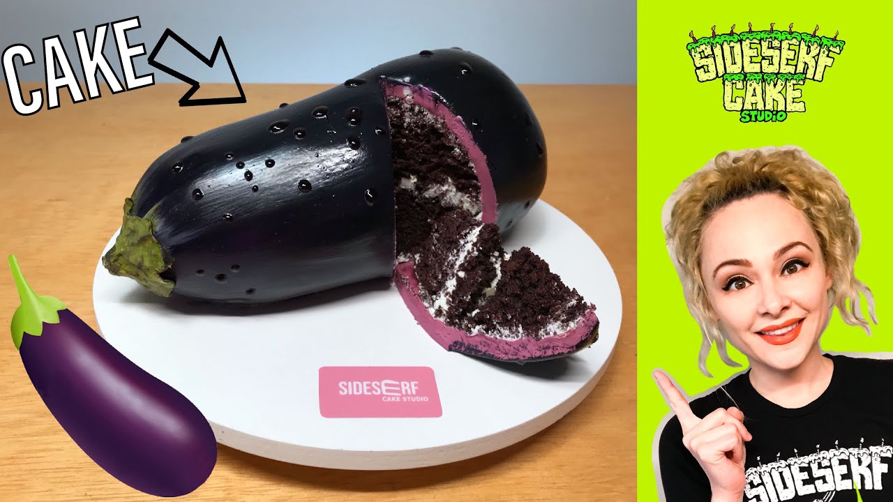 How to Make a REALISTIC Eggplant CAKE