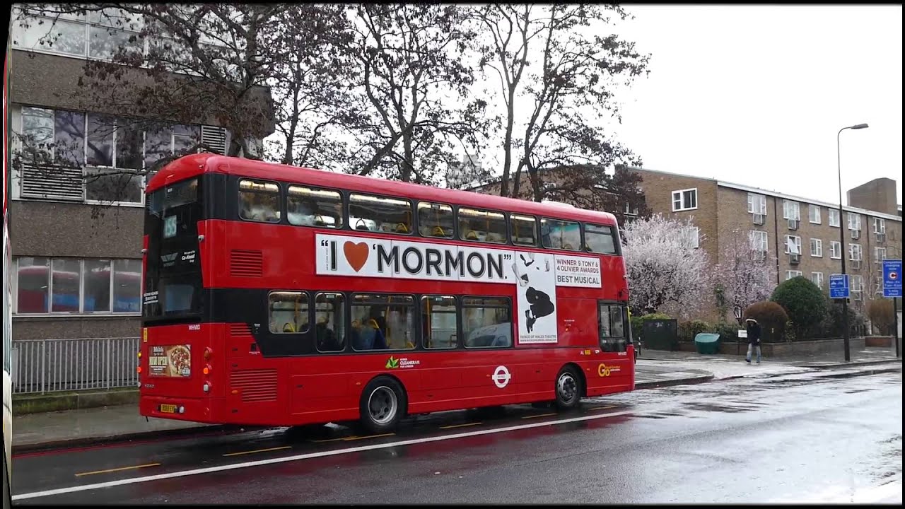 Londons Buses in Kennington 2nd March 2016