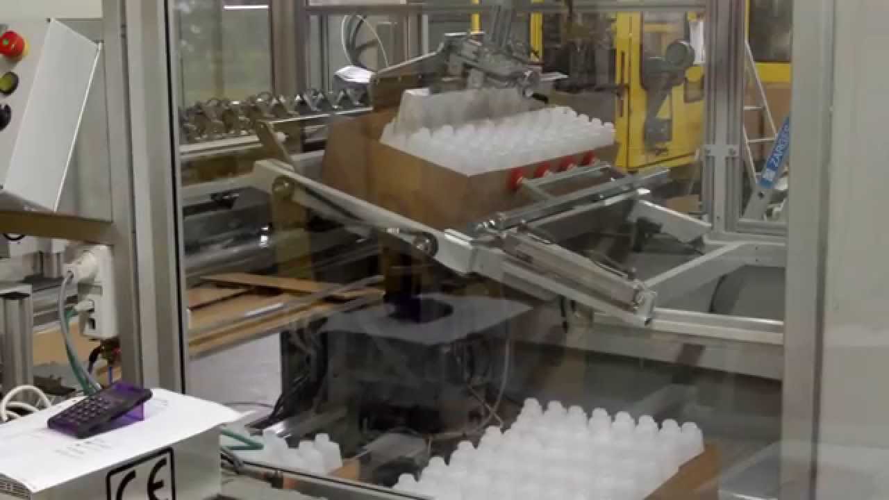 Ka-jopack Pakkemaskine fuldautomatisk med palletering og udløbsbane.
