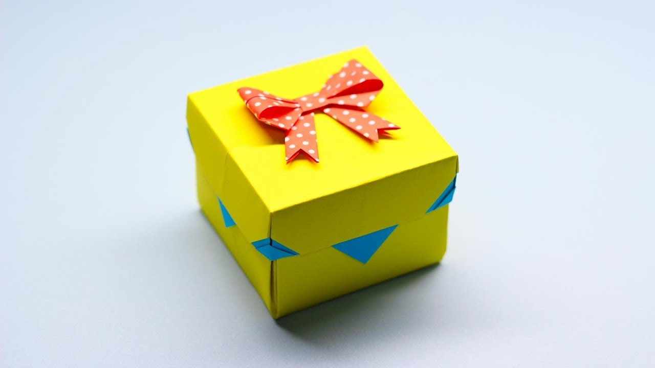 origami gift box 선물 상자 접기 (ORIGAMI SONG)