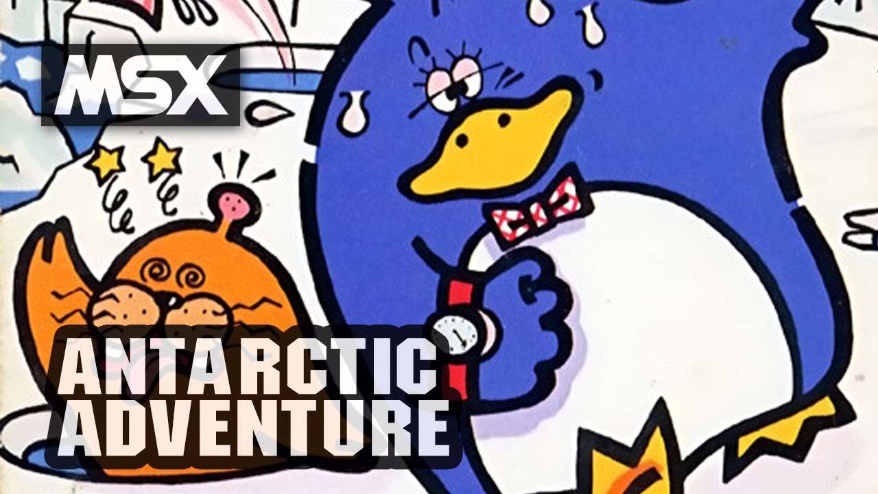 MSX Games - Antarctic Adventure (Konami - 1984)