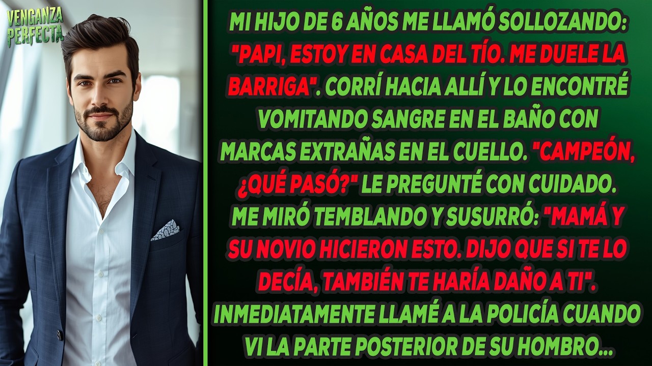 Mi hijo de 6 años llamó desde la casa de su tío; luego noté su hombro y llamé a la policía.