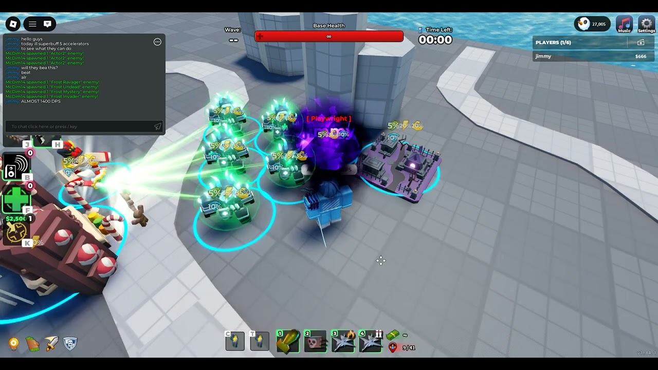 super buffing accelerator (tower defense simulator)