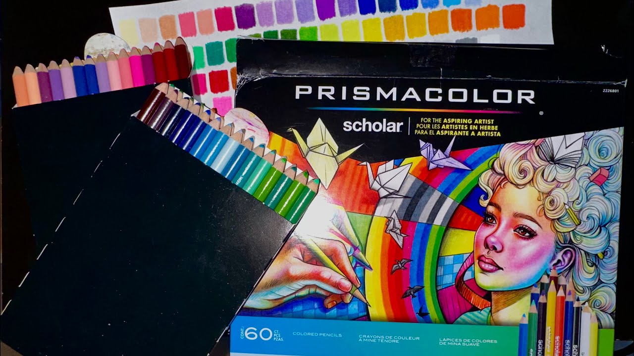 Prismacolor Scholar 60 colores Unboxing y Rewiew / Arte con Daniel 
