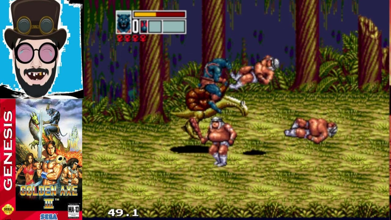 GOLDEN AXE 3 - Mega Drive - #2 Os inimigos estão ficando insanos!