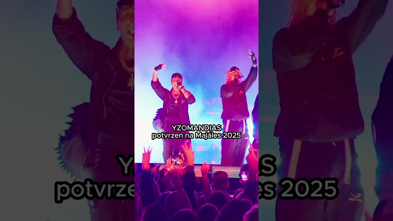 YZOMANDIAS potvrzen na Majáles 2025 🎤🔥🖤 Máš už lístky? 