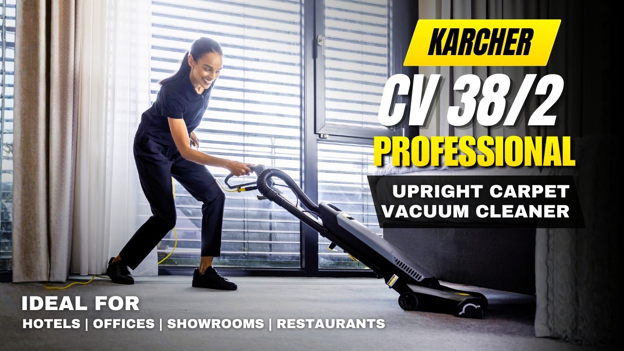 Kärcher CV 38/2 Upright Vacuum Cleaner: The Ultimate Carpet Cleaning Solution in Bangladesh | IESL