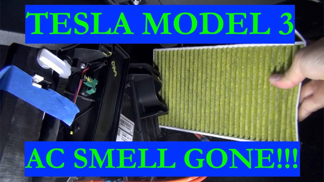 Tesla Model 3 AC Smell Gone!  How to Clean Your AC Evaporator!  (PART II -2021)