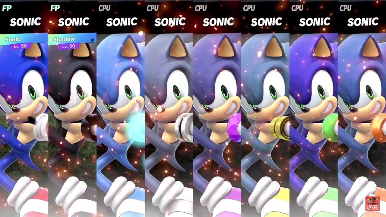 Super Smash Bros Ultimate Amiibo Fights  – Request #24801 Sonic Frenzy