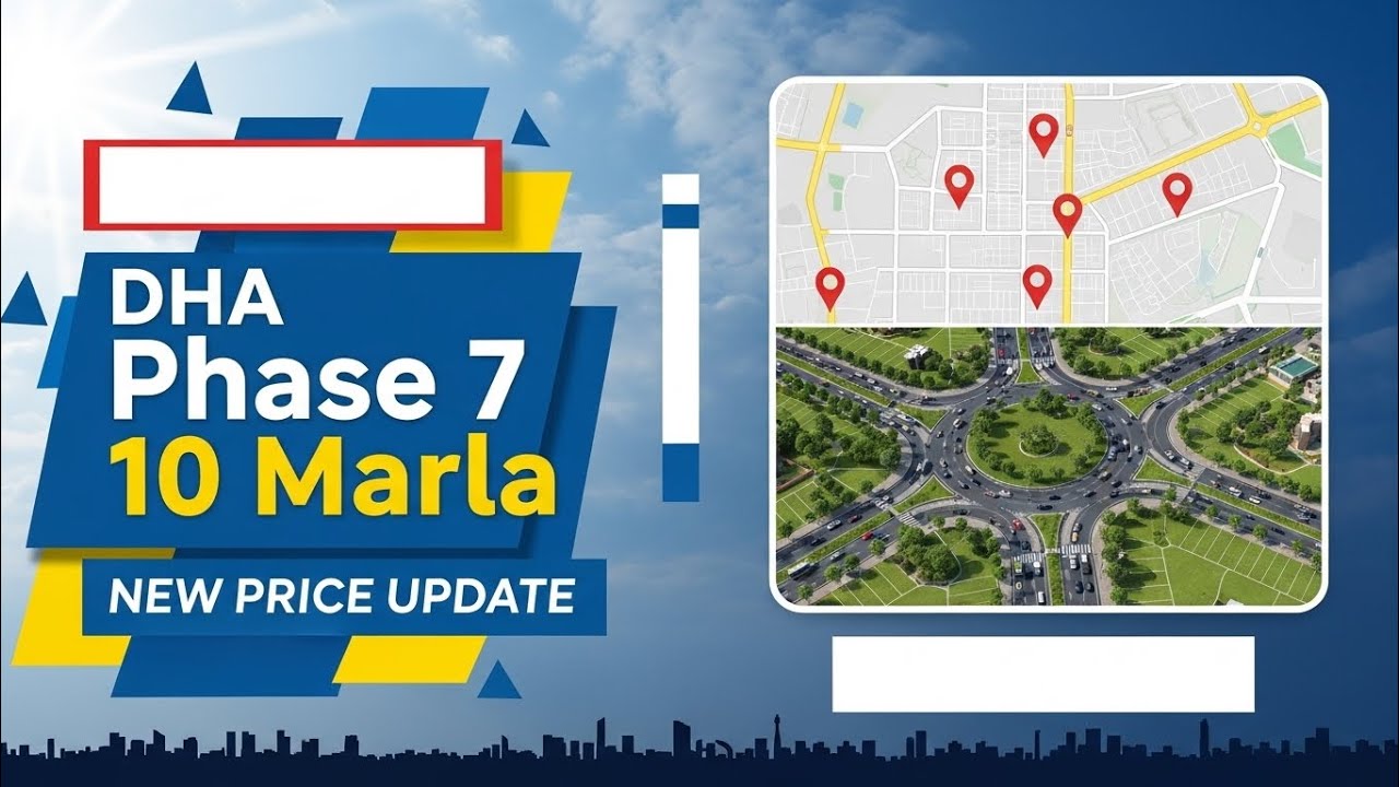 DHA Phase 7 Lahore 10 Marla Plot Latest Price Update Block Wise Rates & Investment Shahid Khokhar