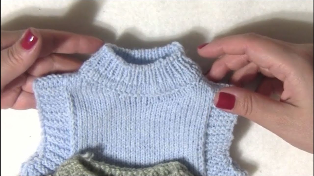 CHALECO DE NIÑO VUELTAS ACORTADAS part 5