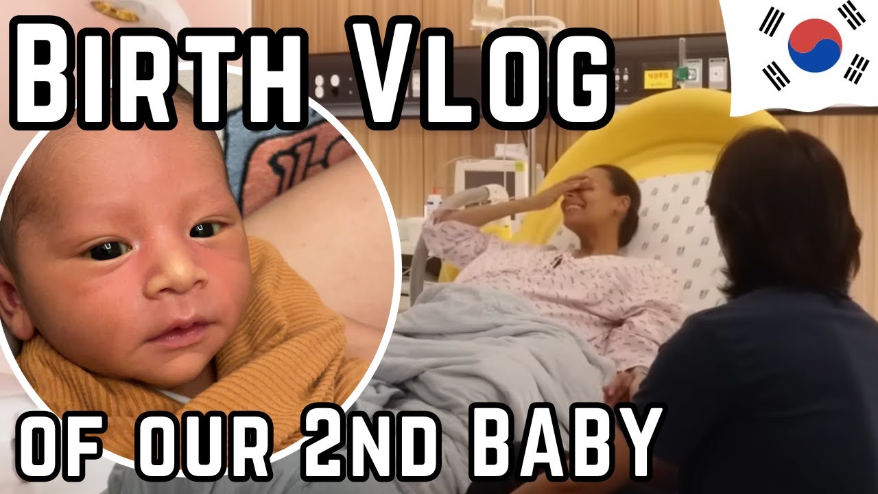 and suddenly my water broke! BIRTH VLOG of our Second Baby 💙 Giving Birth in South Korea (Aisha Ba)