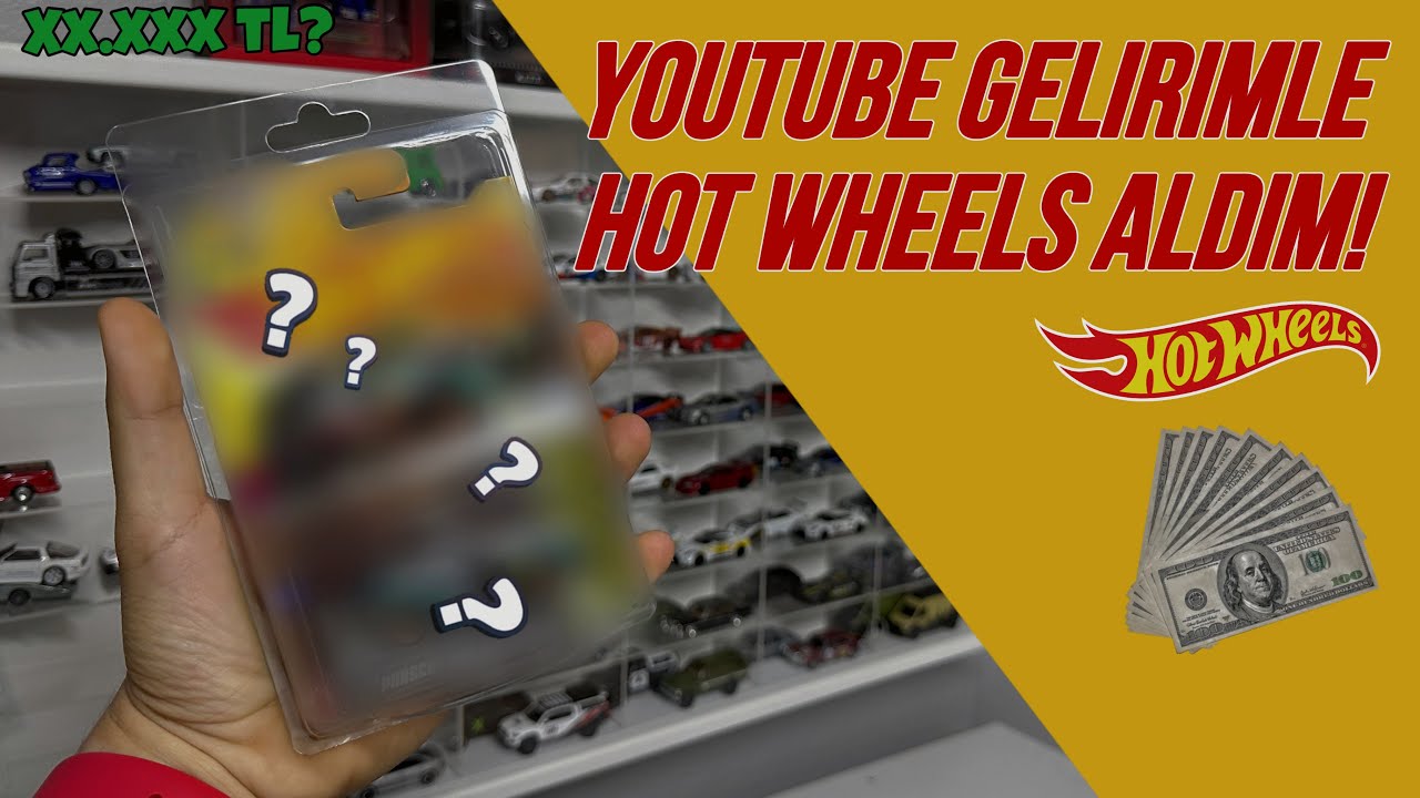 TÜM YOUTUBE GELİRİMLE HOT WHEELS ALDIM!/ EN HEYECANLANDIĞIM MODEL?