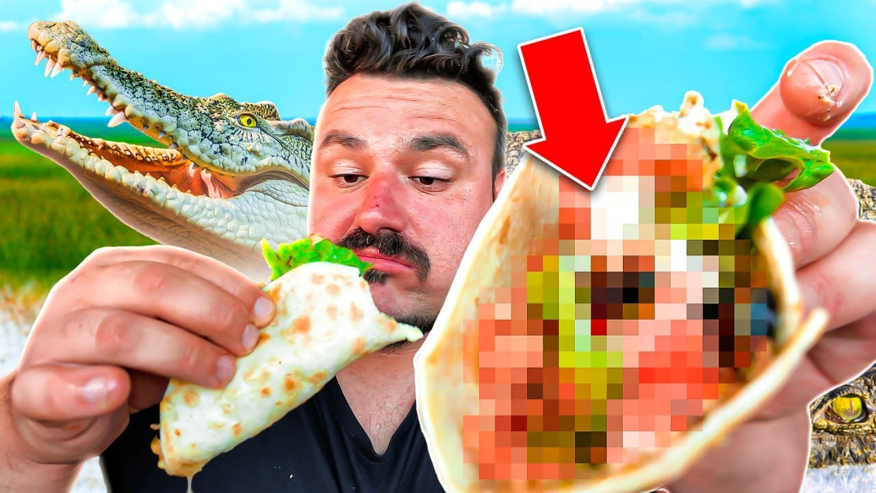 COMEMOS COCODRILO en los EVERGLADES 🐊 | Impresionante ruta en AERODESLIZADOR en MIAMI