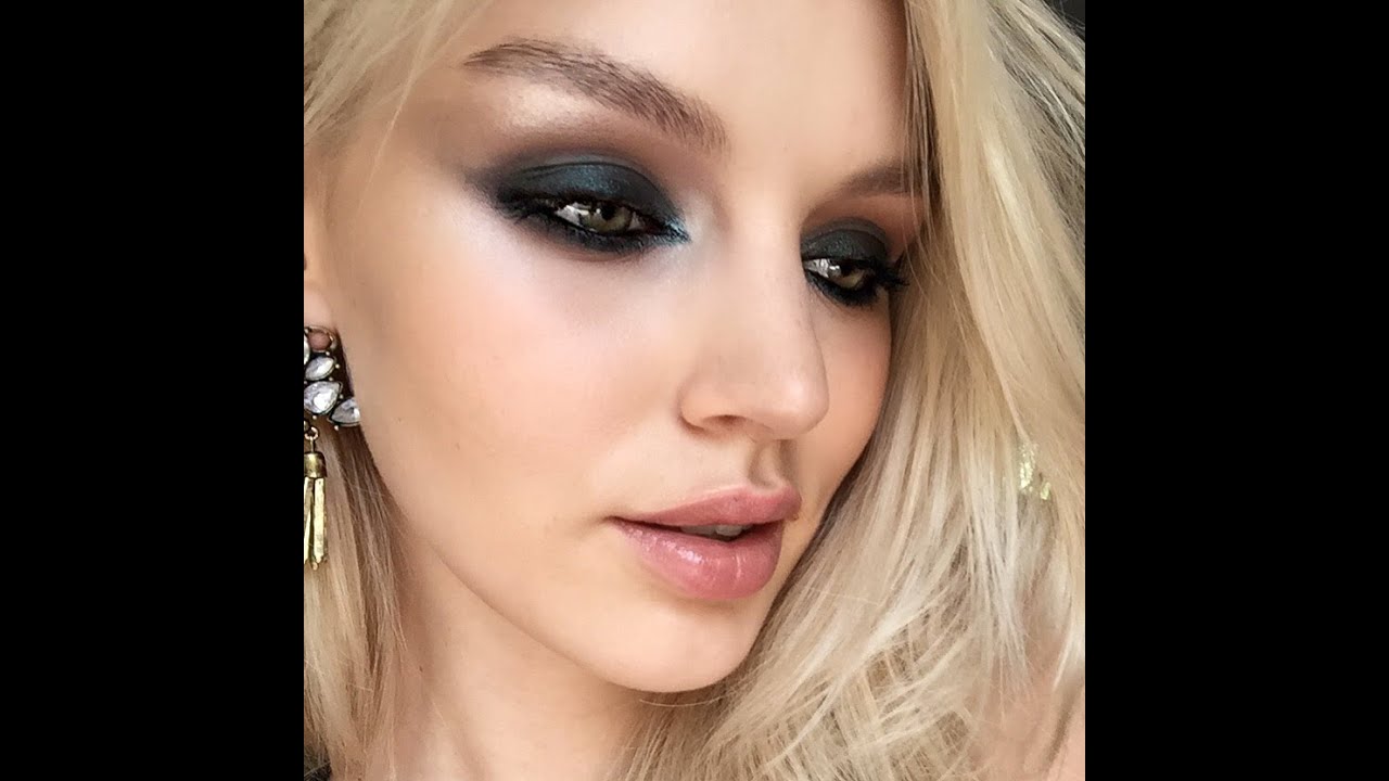 Татьяна Горинович. Темно-зеленые smoky eyes двумя продуктами