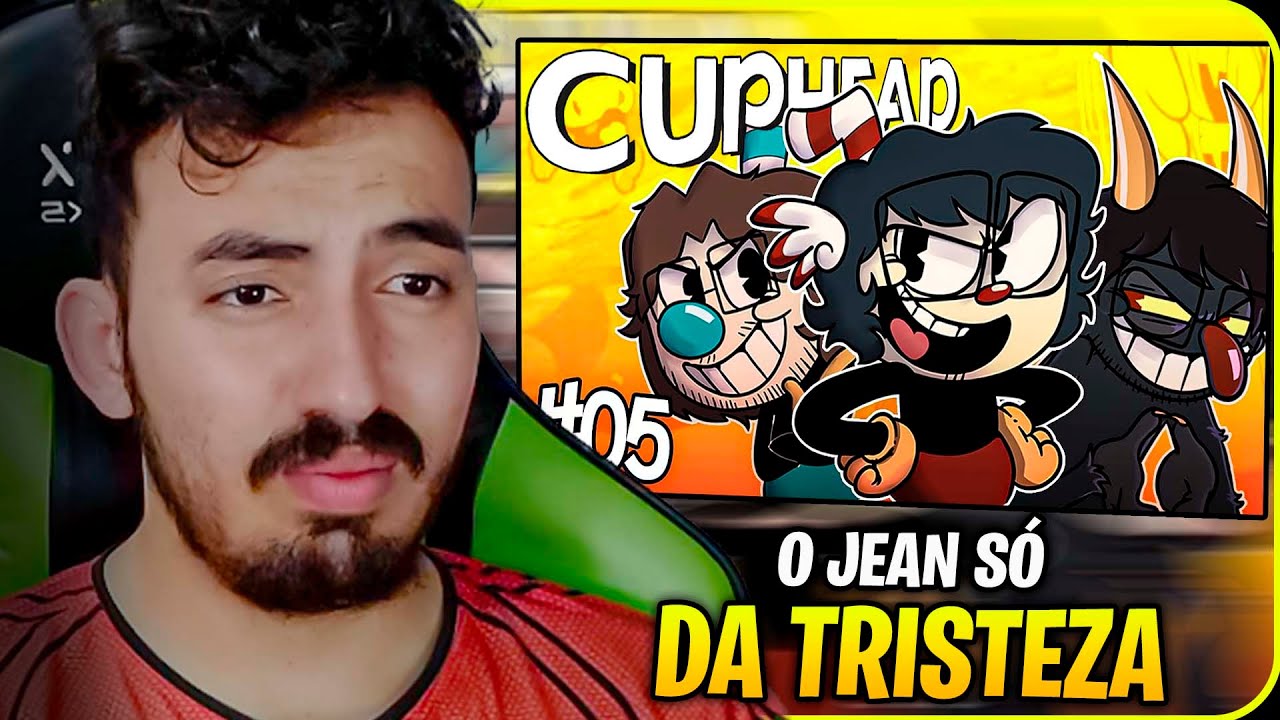 egito ou espa&ccedil;o - Cuphead #5 - CARTEIRO, GEMAPLYS E SAIKO | Leozin React