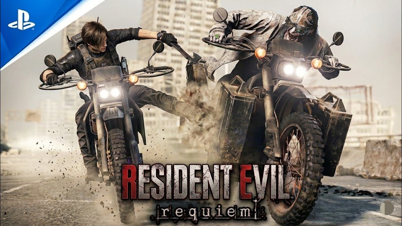 Leon Vs Victor Epic Bike Chase Boss Fight - Resident Evil Requiem 