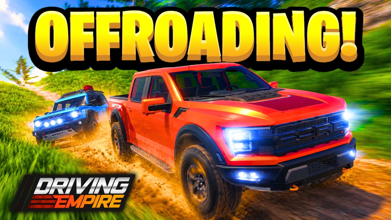 We Went OFFROADING In Driving Empire!