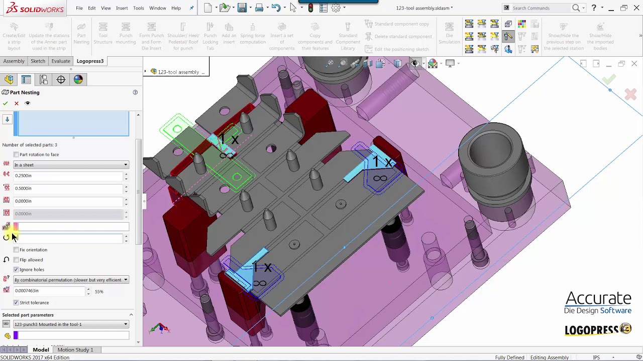 Nesting Wire block Assembly