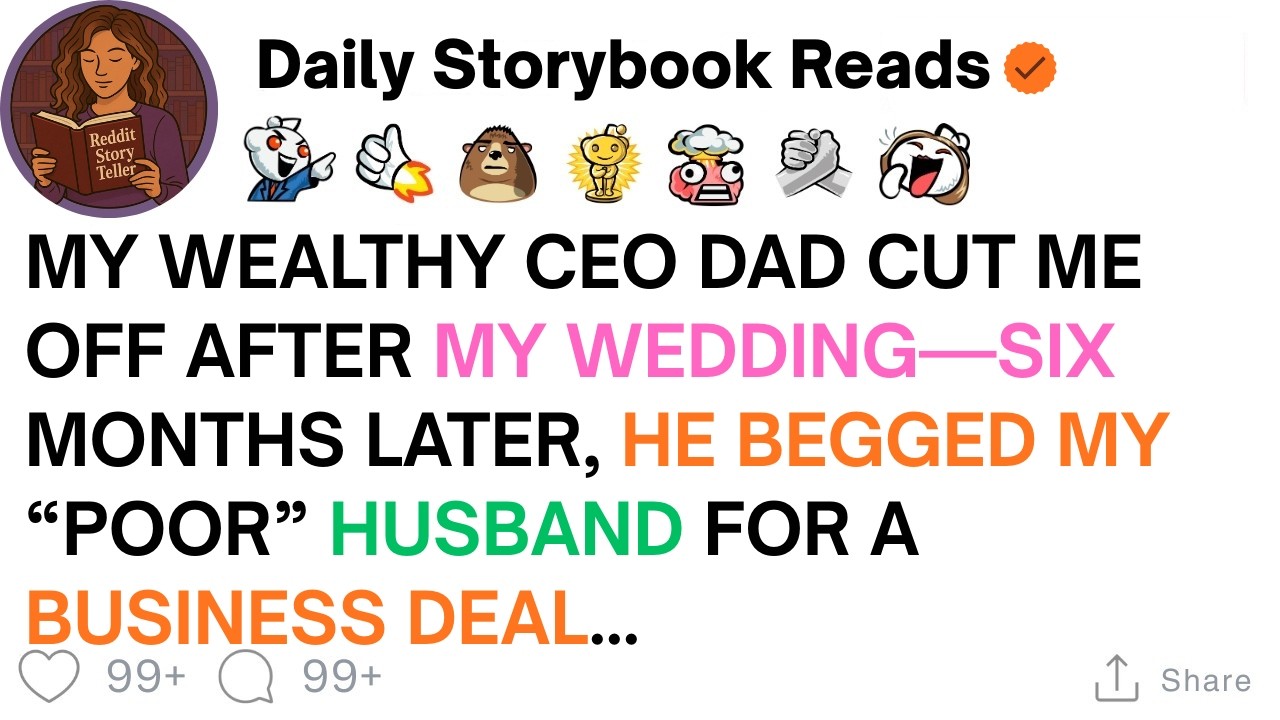 [ Full Story ]My Wealthy CEO Dad Disowned Me After My Wedding—Six Months Later, He Begged My...