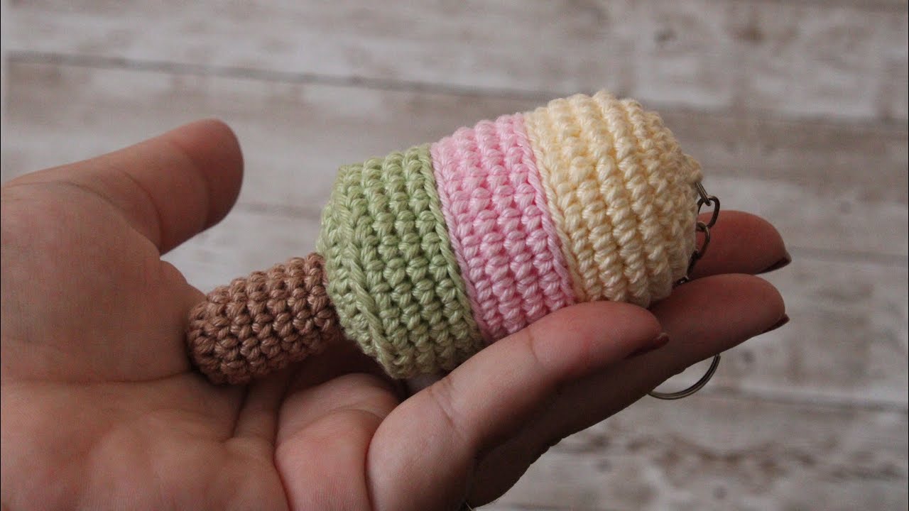 Chaveiro | Picolé Amigurumi