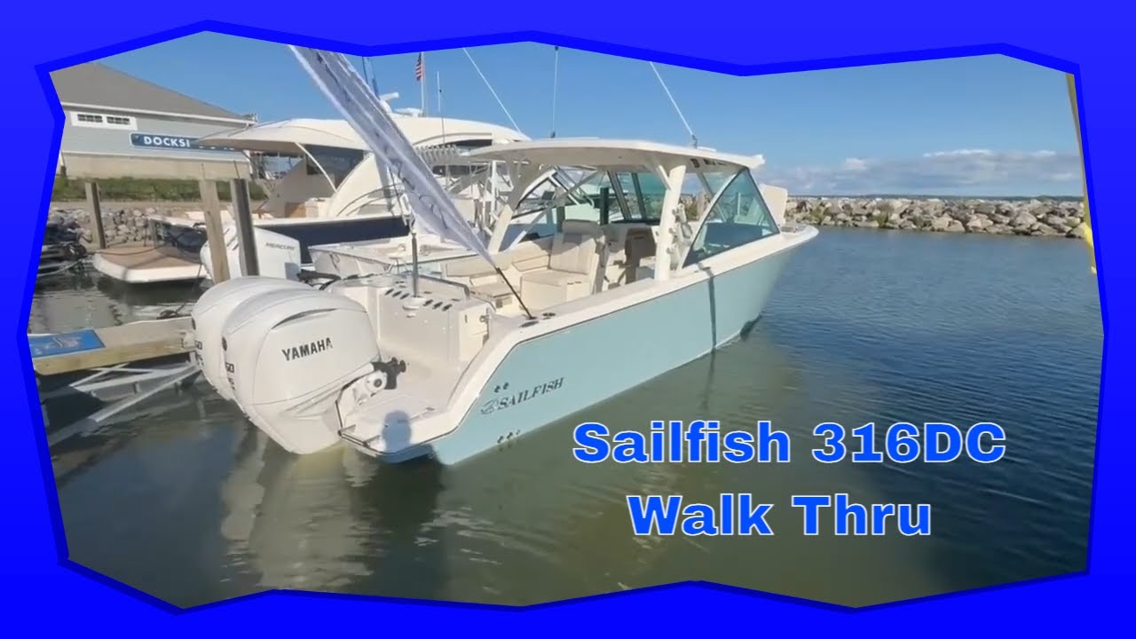 2026 Sailfish 316DC Walkthrough: Ultimate Fishing & Family Cruiser!