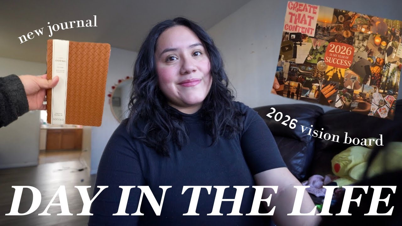 January 2026 Lock In | Vision Board vlog + Cook w/ Me