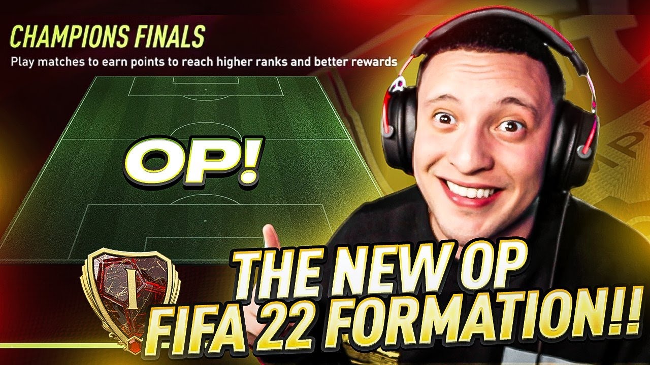 *NEW* BEST OVERPOWERED FIFA 22 FORMATION WITH TACTICS!! 20-0 FUT CHAMPIONS FINALS!