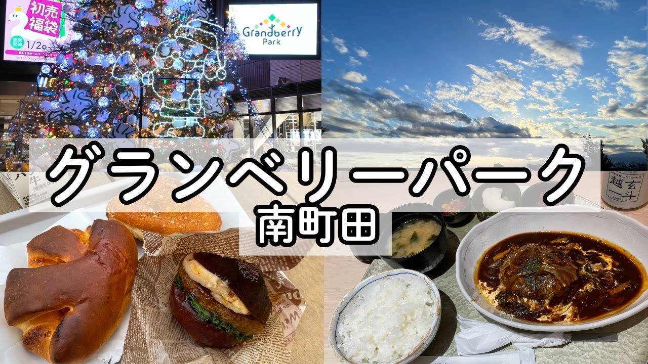 【 #vlog in Japanese 】 南町田グランベリーパーク 東京 散歩 クリスマス 【 Tokyo / Japan / Trip / Gourmet 】