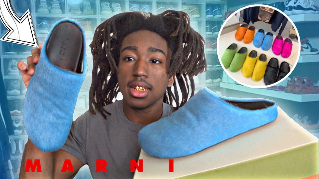 MARNI SLIDES UNBOXING!🔥 | REVIEW + ON FEET *THE FURRY SLIDES*
