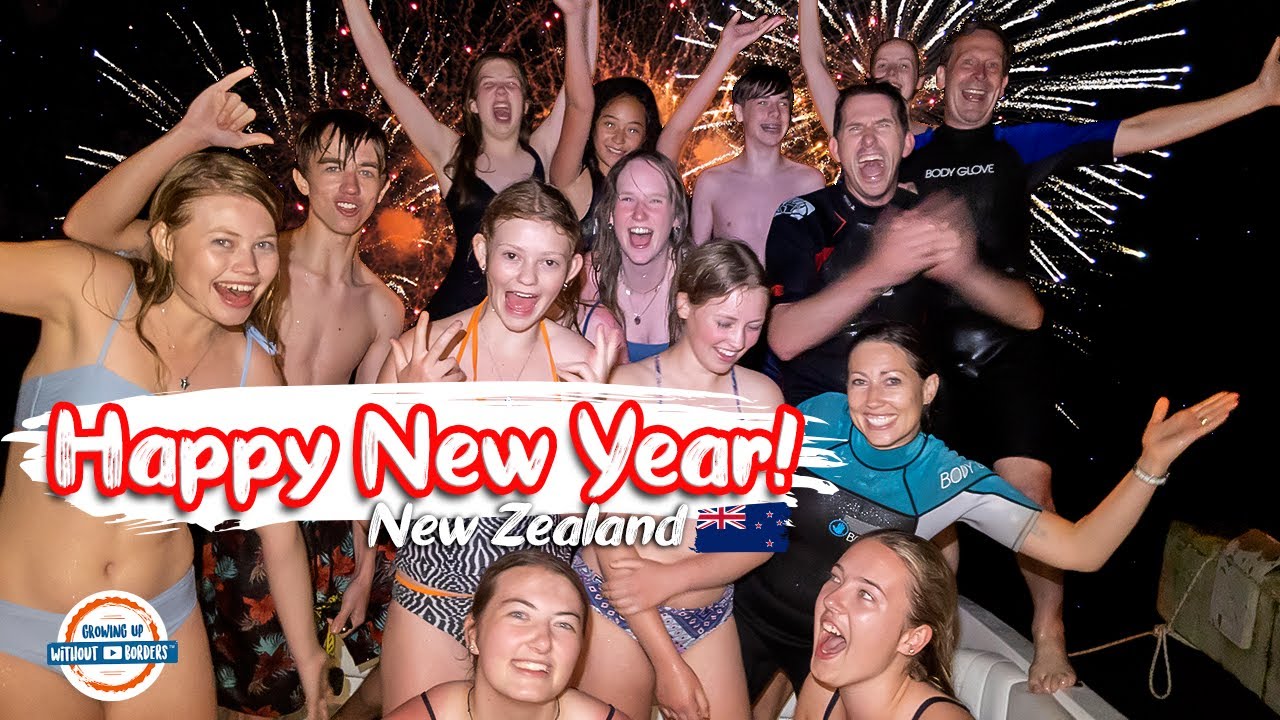 Happy New Year 2022 With Love From New Zealand! 🇳🇿❤️🎉 | 197 Countries, 3 Kids