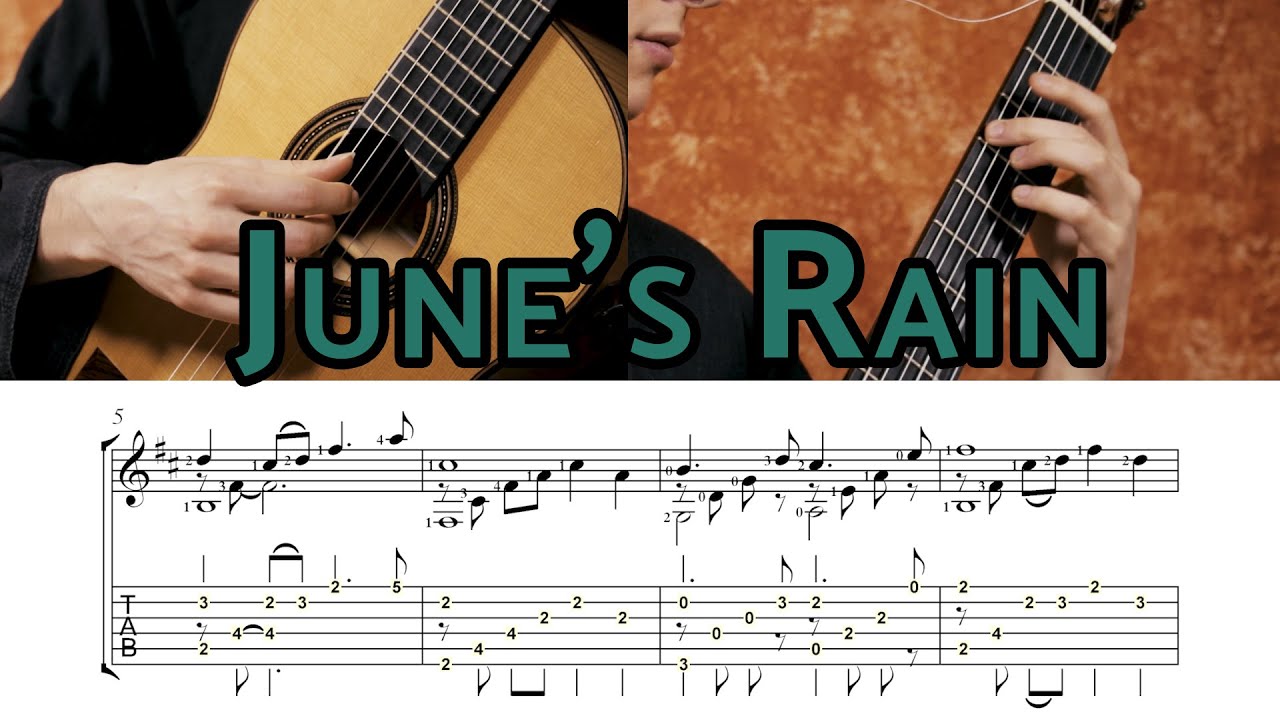 June's Rain - Une pièce Mélancolique pour Guitare classique