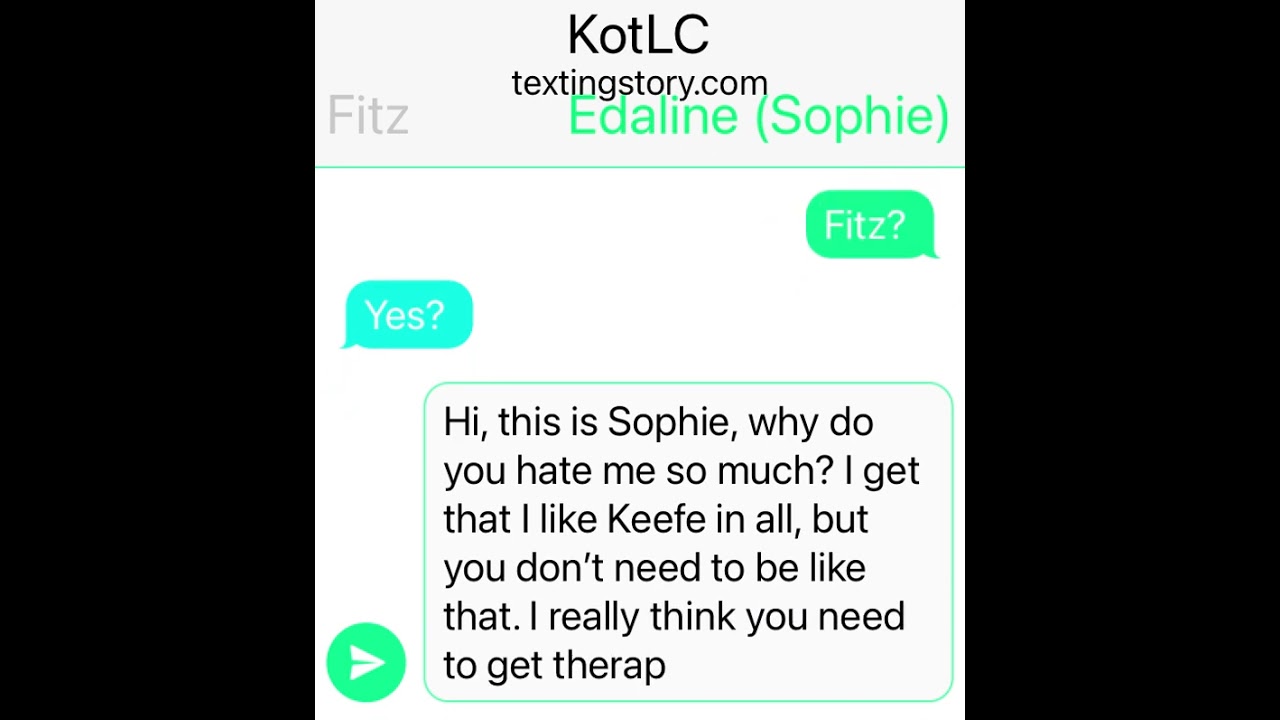|| Sophie and Fitz Have An Argument || PT.2 || KotLC texting story || ⚠️Slight Stelerlune Spoilers⚠️