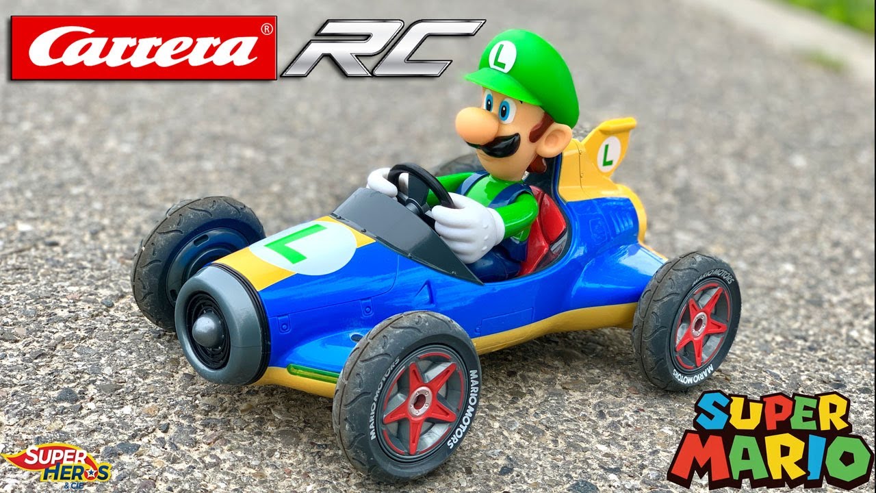CARRERA RC MARIOKART le karting de Luigi Radiocommandé Review sur Super Héros et Compagnie